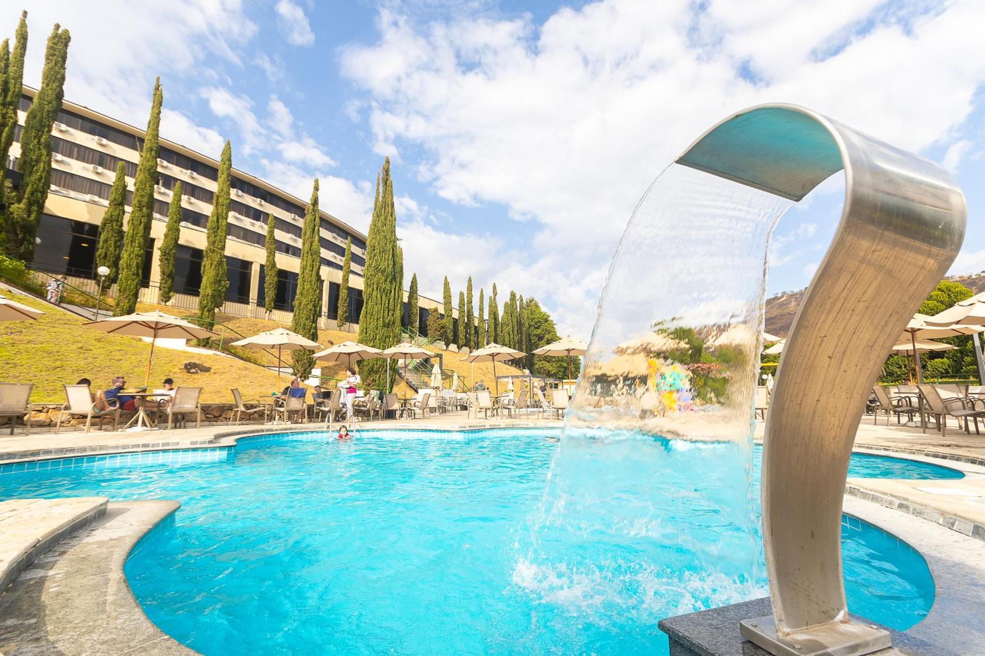 Golden Park All Inclusive Poços de Caldas Extérieur photo The swimming pool at the hotel
